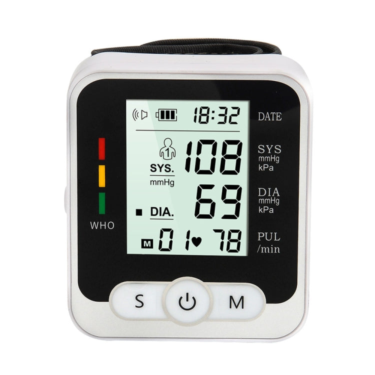 RAK189 Household Electronic Blood Pressure Measuring Device Wrist Sphygmomanometer without Voice - Sphygmomanometer by buy2fix | Online Shopping UK | buy2fix