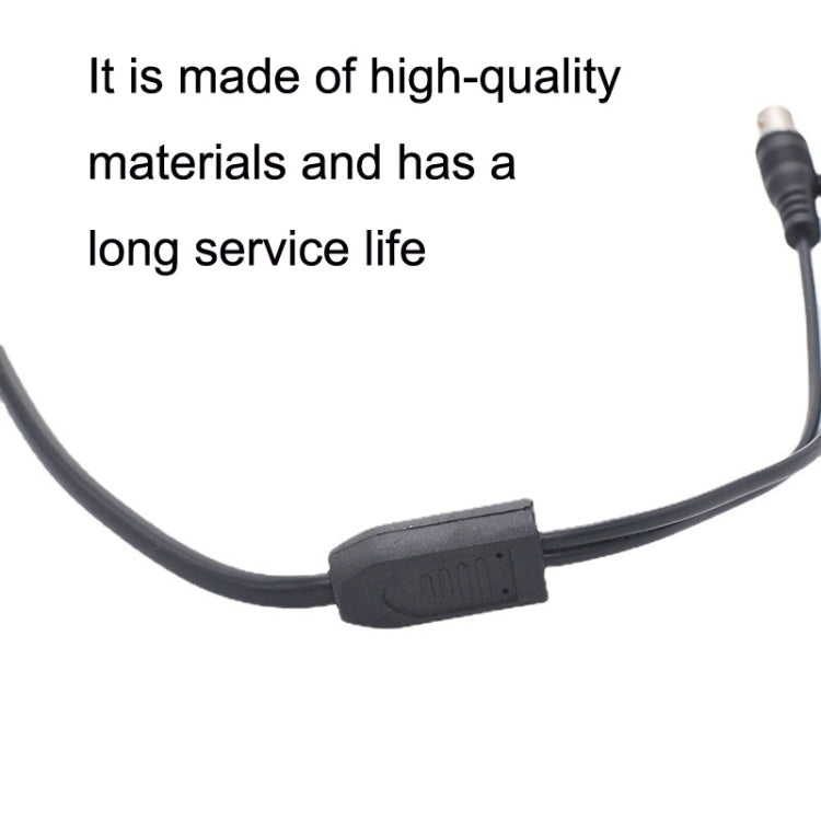 SZ015 BNC Male To 2xFemal Communication Cables VCR Coaxial Video Cable, Cable Length:0.42m(Black) - Cable by buy2fix | Online Shopping UK | buy2fix
