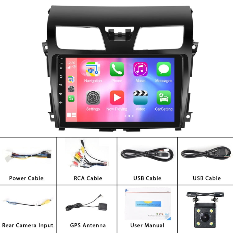 For Nissan Teana 13-16 10.1-Inch Reversing Video Large Screen Car MP5 Player, Style: WiFi Edition 2+64G(Standard+4 Lights Camera) - Car MP3 & MP4 & MP5 by buy2fix | Online Shopping UK | buy2fix