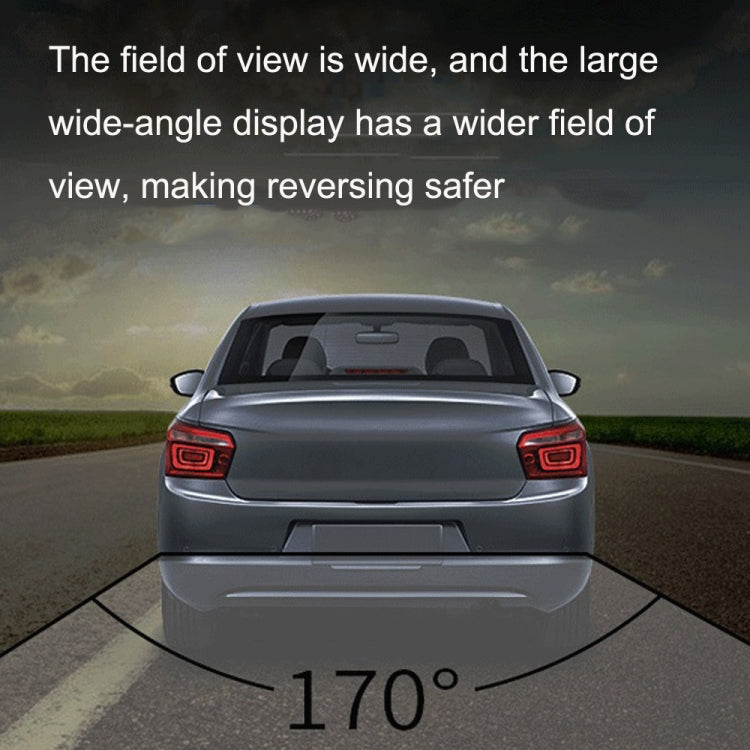 R0003 LED Fill Light External Reversing Video Camera HD Night Vision CCD Car Camera 12 Lights Camera(P System) - Rear View Cameras by buy2fix | Online Shopping UK | buy2fix
