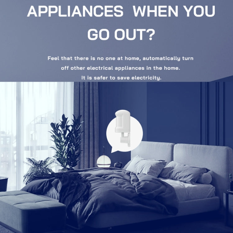 Tuya Smart App ZigBee Human Wireless Motion Infrared Sensor Detector - Infrared Detector by buy2fix | Online Shopping UK | buy2fix