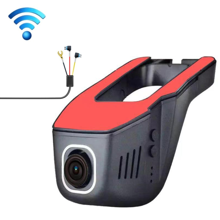 M1 Hidden Driving Recorder WiFi Phone Connecting Car Parking Monitoring 1080P HD Recorder(With Button+Parking Monitoring Line) - Car DVRs by buy2fix | Online Shopping UK | buy2fix