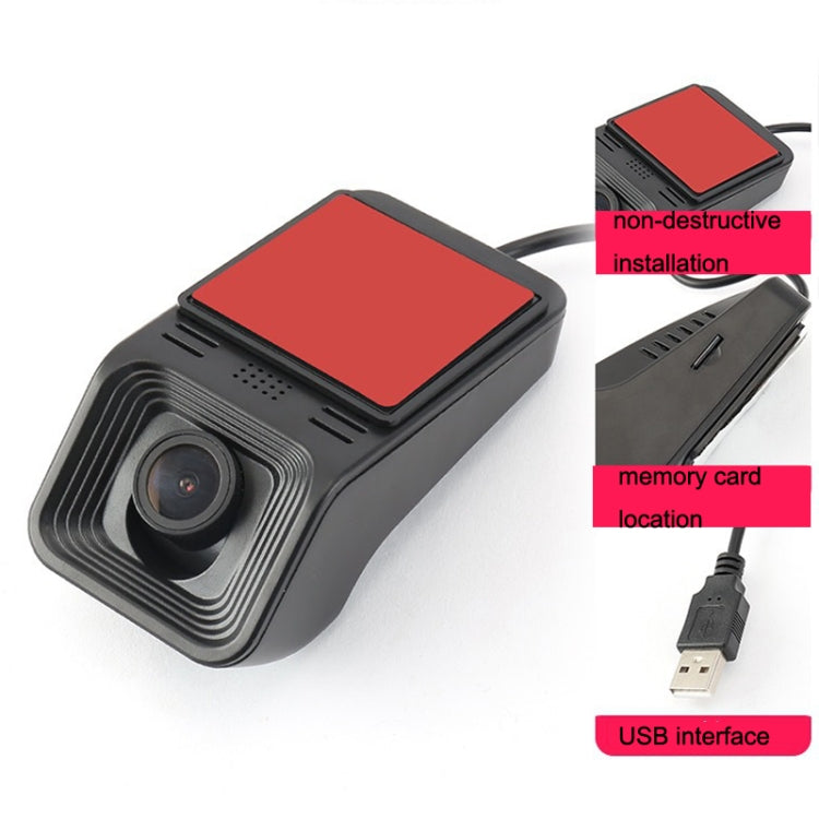 M1 Hidden Driving Recorder WiFi Phone Connecting Car Parking Monitoring 1080P HD Recorder(With Button+Parking Monitoring Line) - Car DVRs by buy2fix | Online Shopping UK | buy2fix