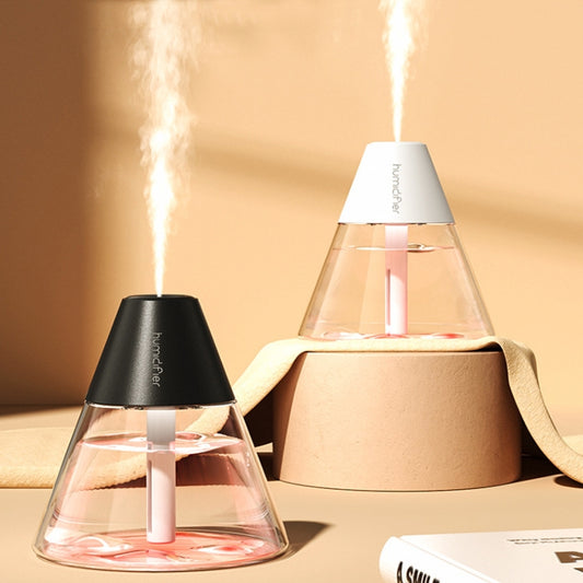 Household Desktop Mini Volcano Humidifier Air Purifier(Black) by buy2fix