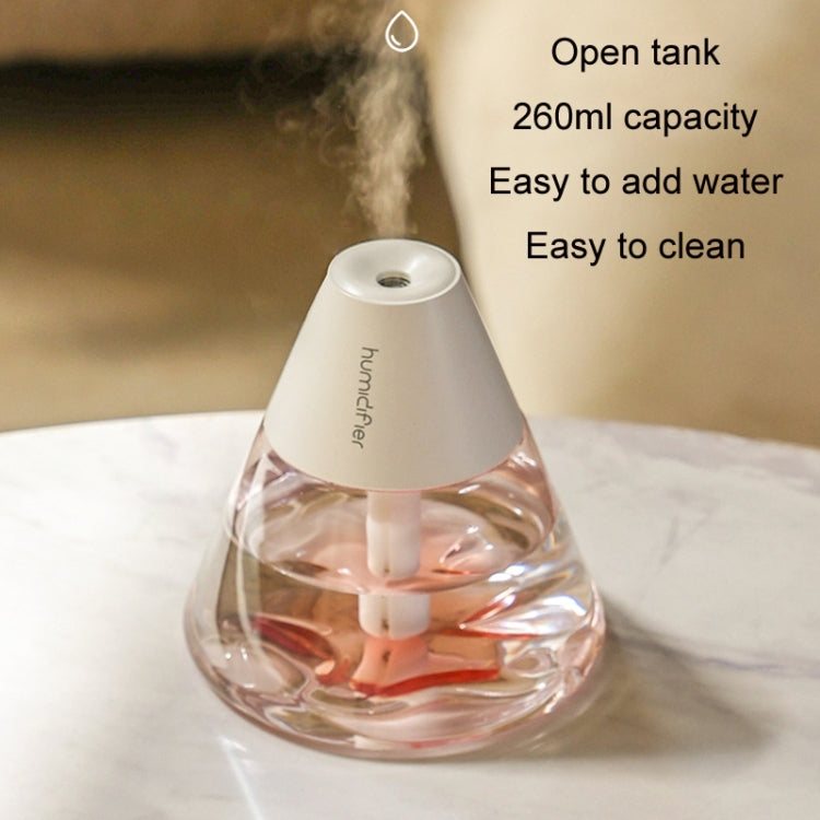 Household Desktop Mini Volcano Humidifier Air Purifier(Black) - Air Purifiers & Accessories by buy2fix | Online Shopping UK | buy2fix