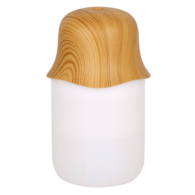 Desktop USB Humidifier Wood Grain Air Aromatherapy Night Light(Light Color) - Air Purifiers & Accessories by buy2fix | Online Shopping UK | buy2fix