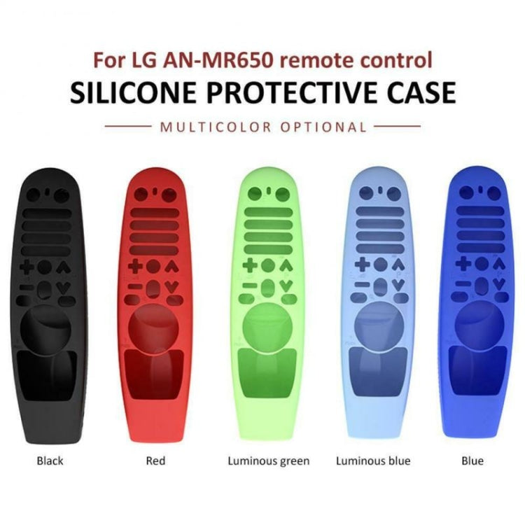 Y5 For LG AN-MR600/MR650/MR18BA/MR19BA Remote Control Silicone Protective Cover(Luminous Blue) - Remote Control Covers by buy2fix | Online Shopping UK | buy2fix