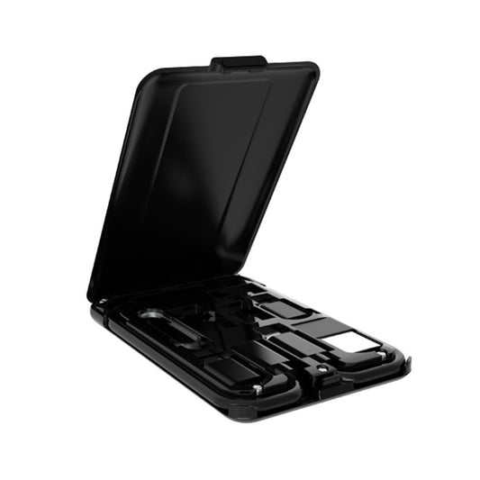 BM3016C 15W Wireless Charger Data Cable Organizer With Adapter Folding Phone Stand by buy2fix