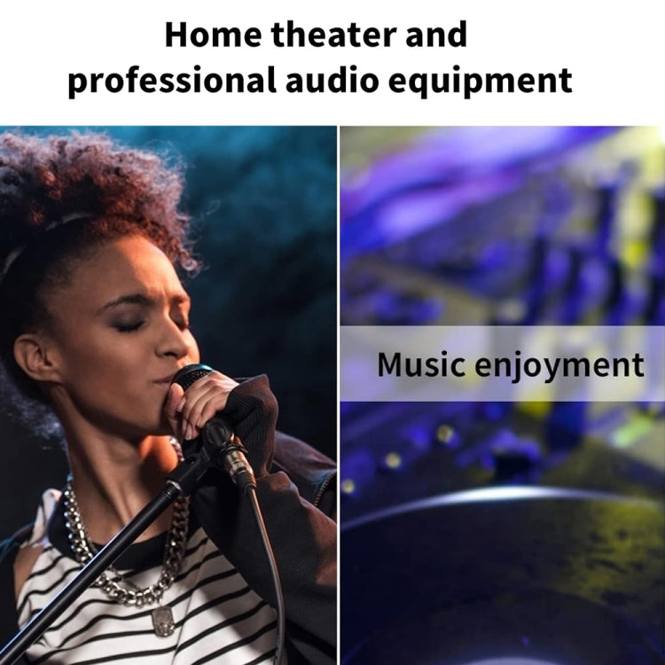 XLR Female To 2RCA Male Plug Stereo Audio Cable, Length: 1.5m by buy2fix