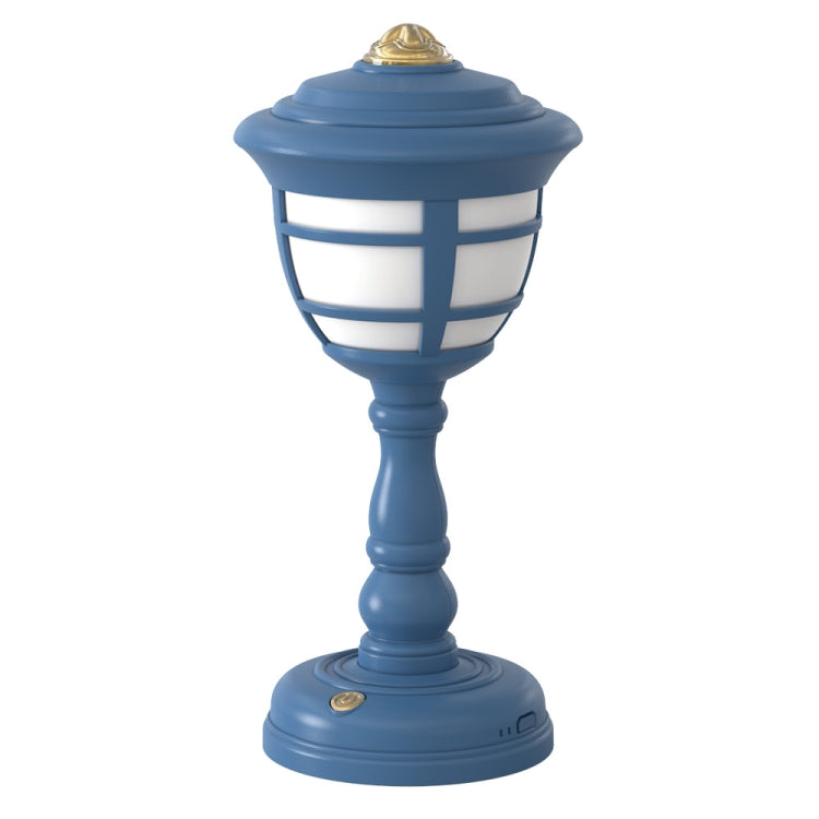 GIVELONG Retro Table Lamp USB Charging Small Night Light, Style: 322-3 Blue - by GIVELONG | Online Shopping UK | buy2fix