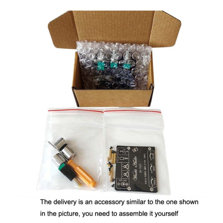 ZK-302 Mini Bluetooth 5.1 Receiving Audio Module With Power Amplifier Digital D Stereo Dual Channel by buy2fix