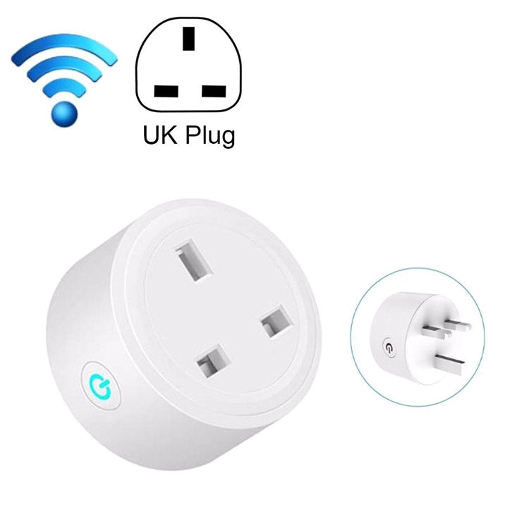 Tuya Smart App Wifi Smart Socket Phone Remote Timing Voice Switch Supports Alexa UK Plug, Style: 16A Power Model - Smart Socket by buy2fix | Online Shopping UK | buy2fix