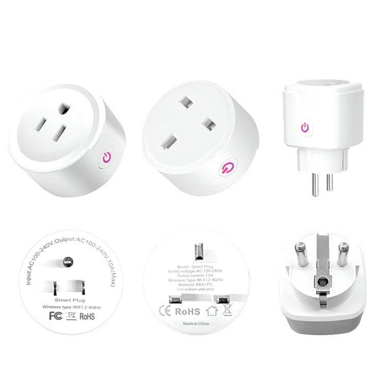 Tuya Smart App Wifi Smart Socket Phone Remote Timing Voice Switch Supports Alexa UK Plug, Style: 16A Power Model - Smart Socket by buy2fix | Online Shopping UK | buy2fix