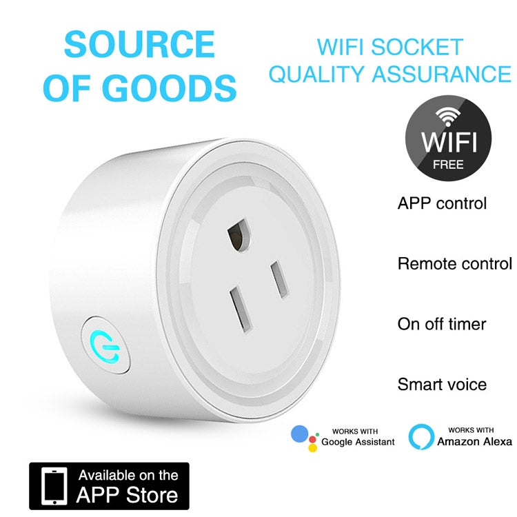 Tuya Smart App Wifi Smart Socket Phone Remote Timing Voice Switch Supports Alexa UK Plug, Style: 16A Power Model - Smart Socket by buy2fix | Online Shopping UK | buy2fix