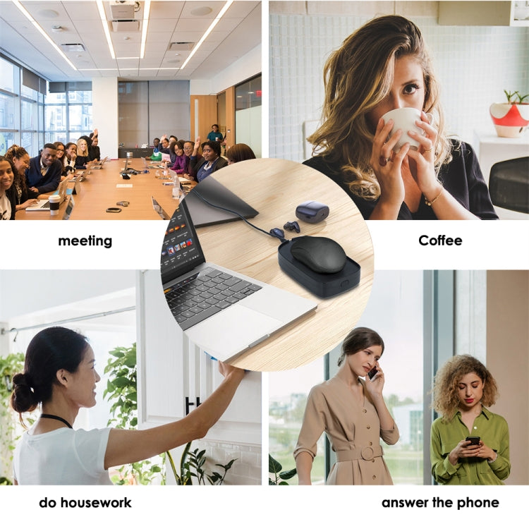 H26 Automatic Movement Virtual Mouse To Prevent Computer Lock Screen(Black) by buy2fix