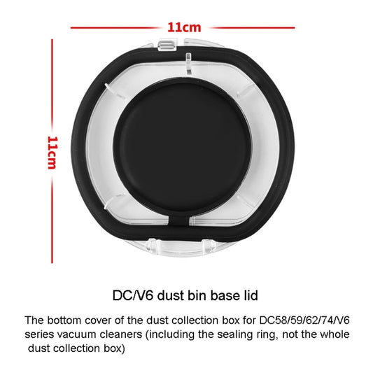 For Dyson V6 Dust Bin Base Lid Vacuum Cleaner Replacement Accessories - For Dyson Accessories by buy2fix | Online Shopping UK | buy2fix