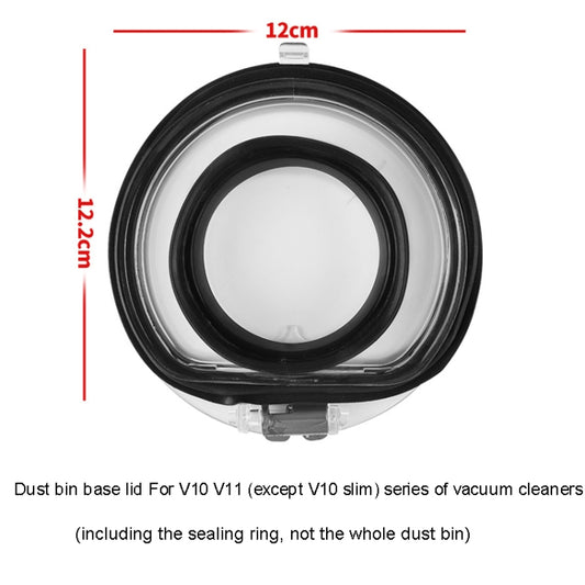 For Dyson V10 V11 Dust Bin Base Lid Vacuum Cleaner Replacement Accessories - For Dyson Accessories by buy2fix | Online Shopping UK | buy2fix
