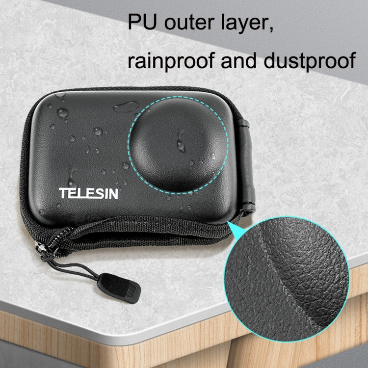 For DJI Osmo Action 3 TELESIN OA-BAG-002 Body Protective Bag Mini Storage Package Camera Accessories(Black) - Case & Bags by TELESIN | Online Shopping UK | buy2fix