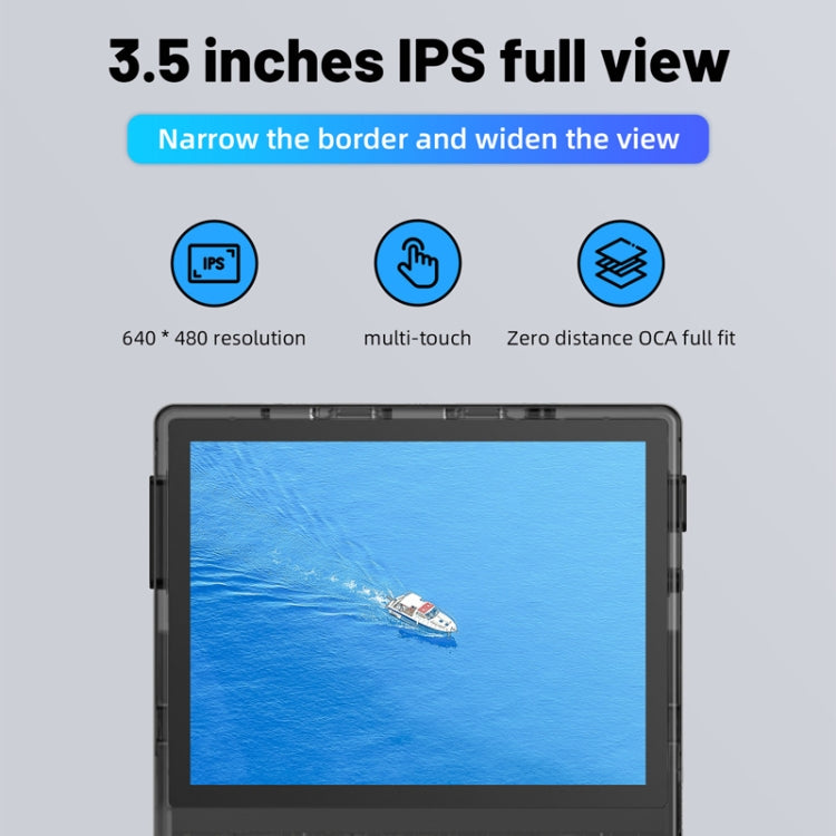 ANBERNIC RG353V 3.5 Inch Wireless Game Box Android 11 Linux OS Handheld Game Console 16G Without Game(Gray) - Pocket Console by ANBERNIC | Online Shopping UK | buy2fix