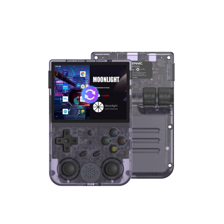 ANBERNIC RG353V 3.5 Inch Wireless Game Box Android 11 Linux OS Handheld Game Console 64G 15000 Games(Transparent Purple) - Pocket Console by ANBERNIC | Online Shopping UK | buy2fix
