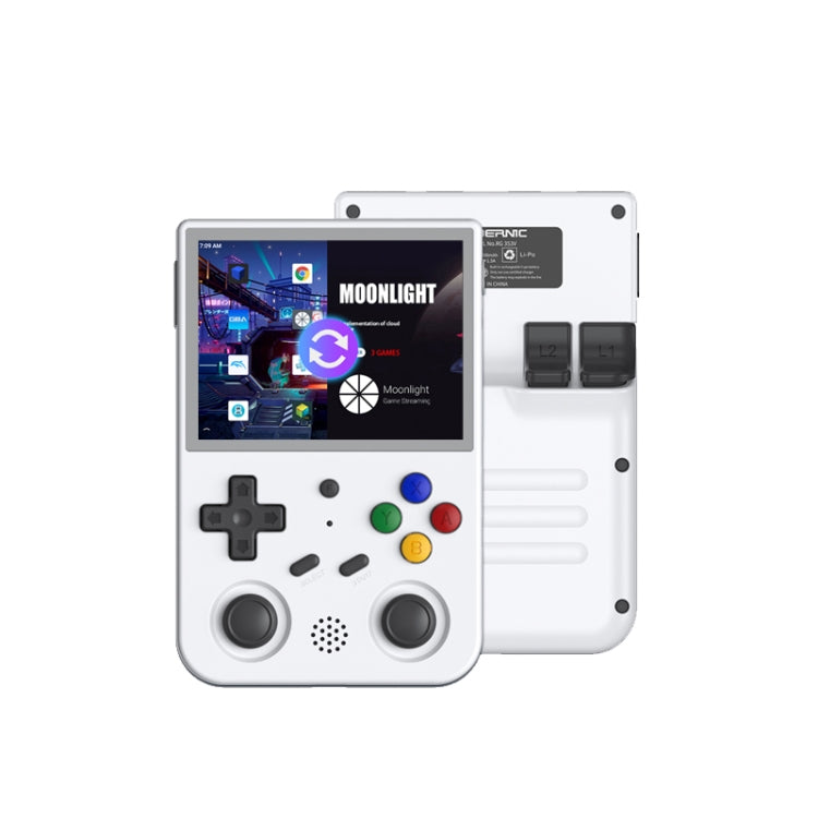 ANBERNIC RG353V 3.5 Inch Wireless Game Box Android 11 Linux OS Handheld Game Console 256G 35000 Games(White) - Pocket Console by ANBERNIC | Online Shopping UK | buy2fix