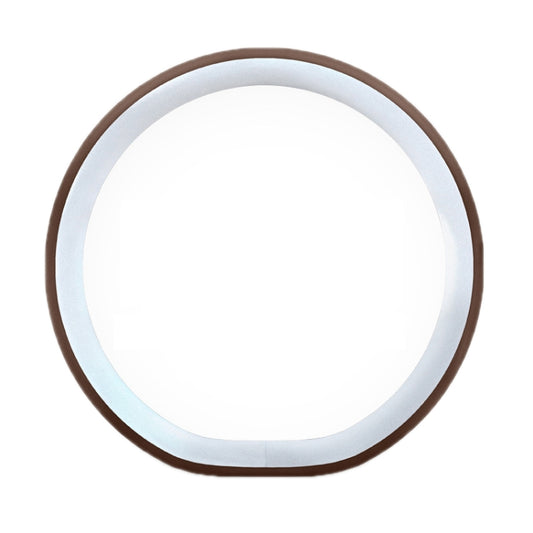 Car Steering Wheel Short Plush Winter Non-slip Grip Cover, Size: 38cm(D Shaped Brown) by buy2fix