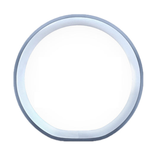 Car Steering Wheel Short Plush Winter Non-slip Grip Cover, Size: 38cm(D Shaped Silver Gray) by buy2fix