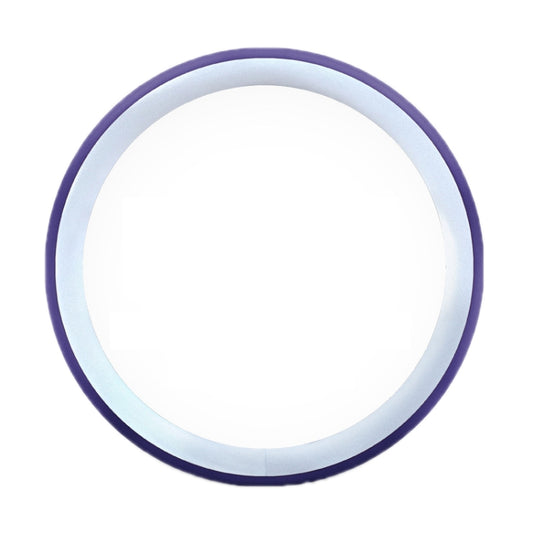 Car Steering Wheel Short Plush Winter Non-slip Grip Cover, Size: 38cm(Round Purple) by buy2fix