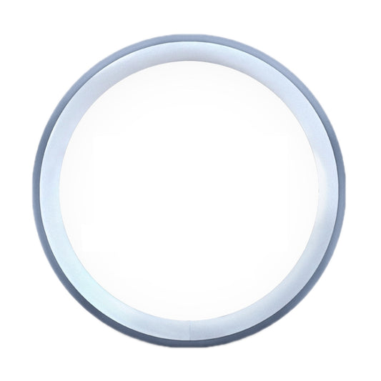 Car Steering Wheel Short Plush Winter Non-slip Grip Cover, Size: 38cm(Round Silver Gray) by buy2fix