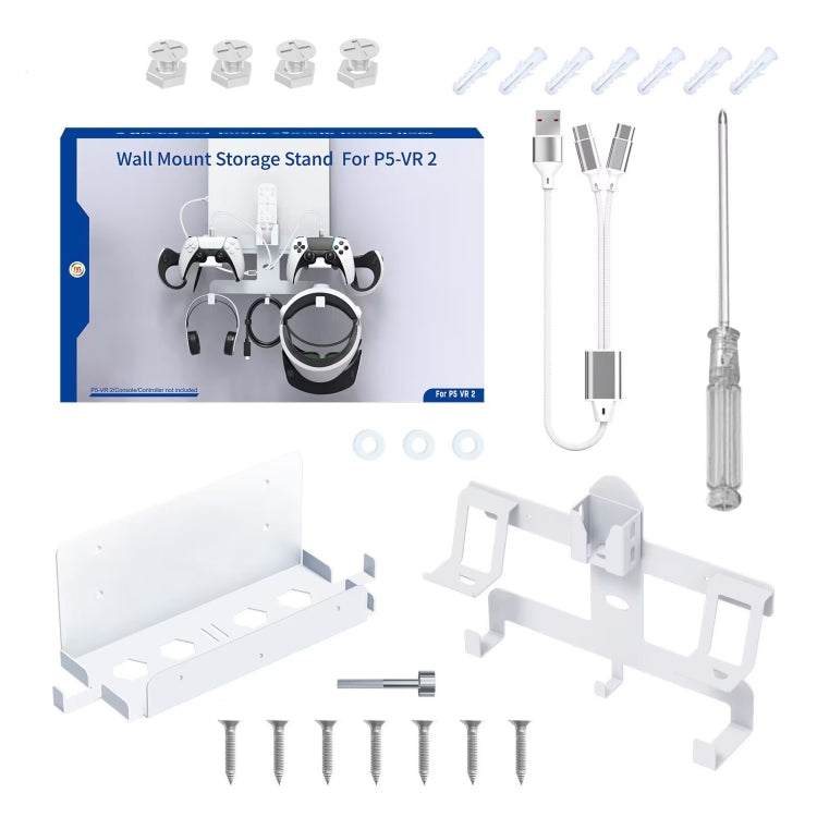 For PS5 / PS VR2 Series JYS JYS-P5163 Helmet Headset Host Handle Storage Rack by JYS