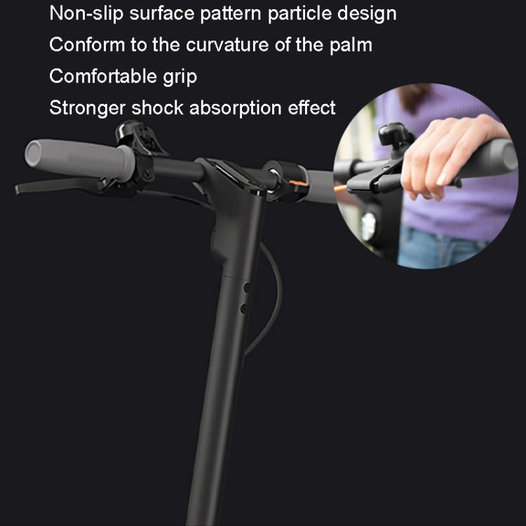 For Ninebot F30/F40 1pair Electric Scooter Silicone Handlebar Cover(Gray) - Accessories & Parts by buy2fix | Online Shopping UK | buy2fix