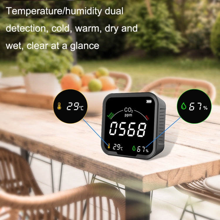 PTH-9C Gas Detector Infrared Carbon Dioxide Detector Temperature And Humidity Meter - Air & Water Quality Tester by buy2fix | Online Shopping UK | buy2fix