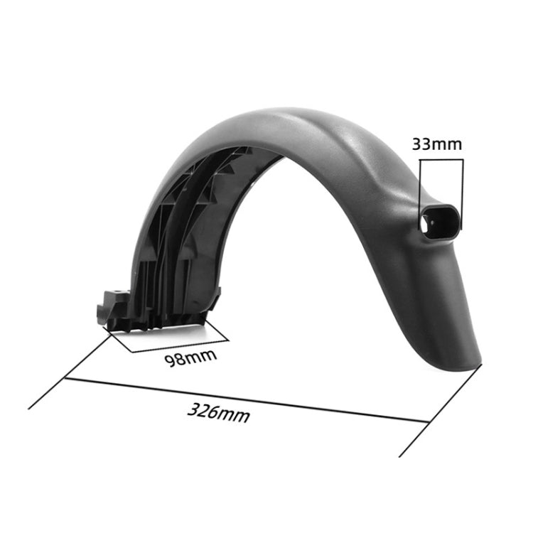 For Ninebot F30 Electric Scooter Accessories, Style: Rear Fender+Taillight - Accessories & Parts by buy2fix | Online Shopping UK | buy2fix