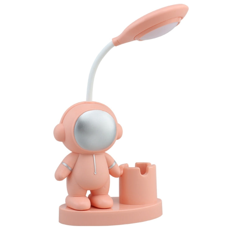 T509 Astronaut Pen Holder Desk Lamp with Pencil Sharpener Function(Pink) - by buy2fix | Online Shopping UK | buy2fix