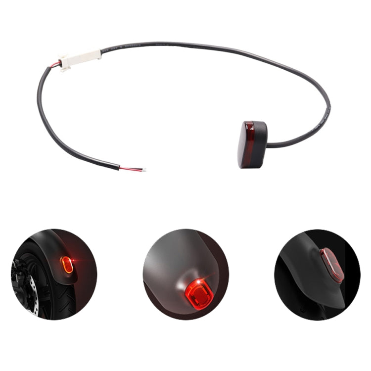 For Xiaomi M365 Electric Scooter Accessories, Fender+Bracket+Taillight, Color: Black With Wrench - Accessories & Parts by buy2fix | Online Shopping UK | buy2fix