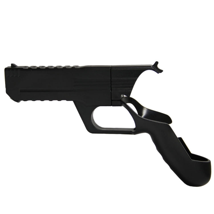 For Meta  Quest 2 VR Controller 1pair Sturdy Shooting Handle Holder(Black) - VR Accessories by buy2fix | Online Shopping UK | buy2fix