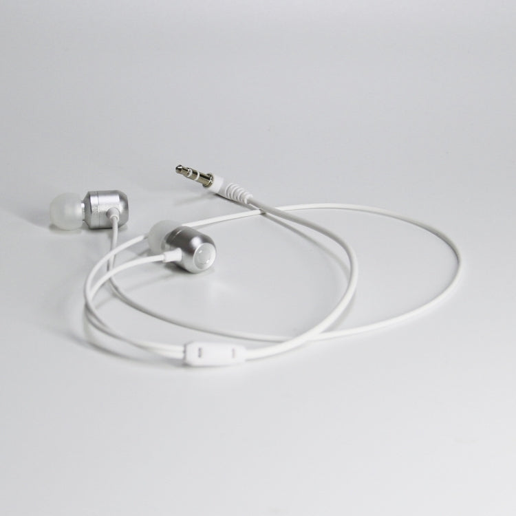 For Meta Quest 2 VR Glasses Ear-in Headset 3.5 Elbow Aluminum Earphones(White) - VR Accessories by buy2fix | Online Shopping UK | buy2fix