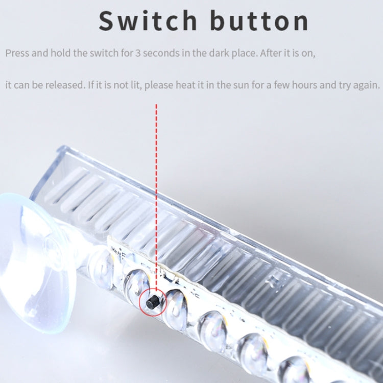 Wiring Free Rear Window Solar LED Sensor Car Warning Light(Red) - Warning Lights by buy2fix | Online Shopping UK | buy2fix