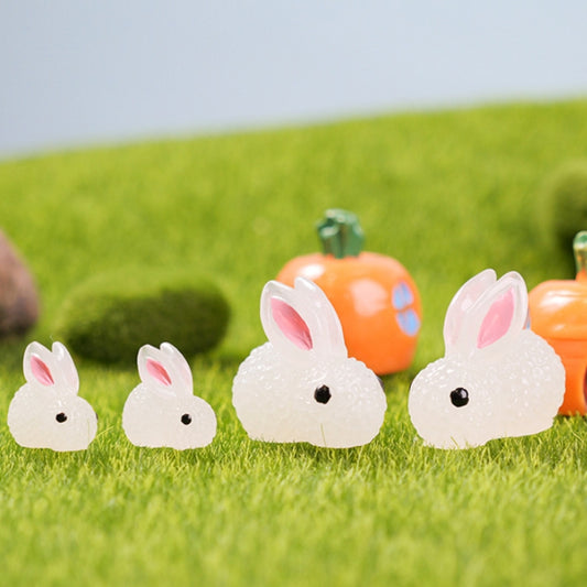 20pcs Large Car Luminous Rabbit Ornament Car Interior Decoration Supplies by buy2fix