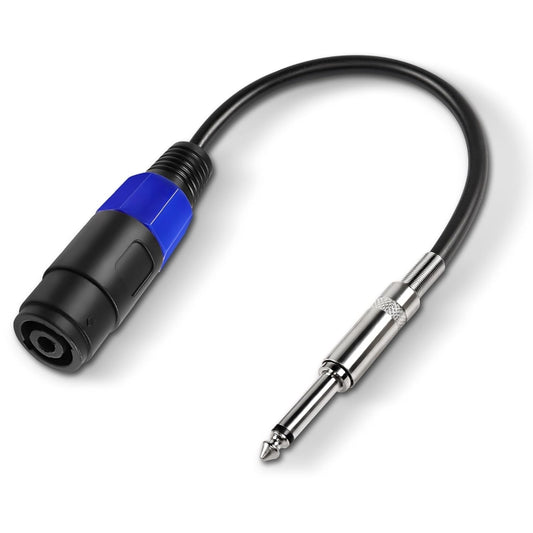 4 Core Ommus Female To 6.35mm Male Audio Cable(0.5m) - Microphone Audio Cable & Connector by buy2fix | Online Shopping UK | buy2fix