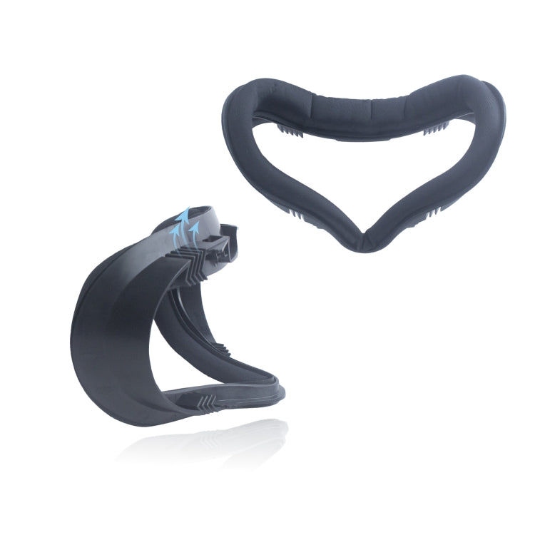 For Meta Quest 2 VR Headset Anti-sweat Eye Mask VR Facial Interface Bracket Cover(Black) - VR Accessories by buy2fix | Online Shopping UK | buy2fix