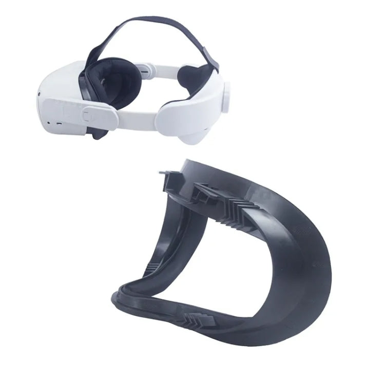 For Meta Quest 2 VR Headset Anti-sweat Eye Mask VR Facial Interface Bracket Cover(Black) - VR Accessories by buy2fix | Online Shopping UK | buy2fix