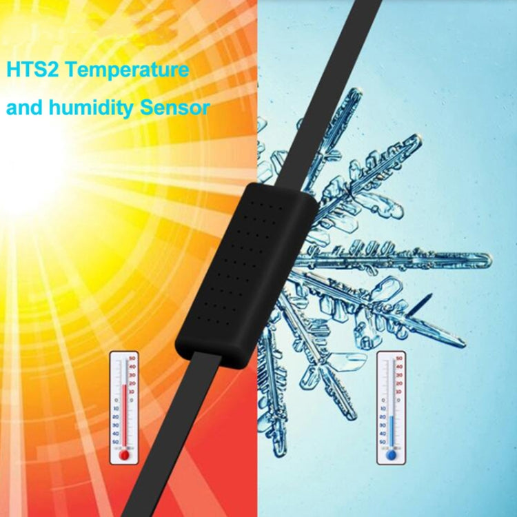 HTS2 Temperature And Humidity Smart Sensor For Bestcon RM4 Pro / RM4 Mini(Black) - Smart Switch by buy2fix | Online Shopping UK | buy2fix