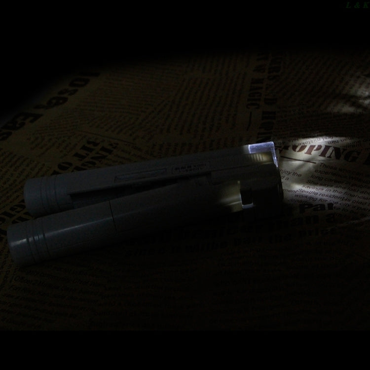 10085-1 100X Double Tube Microscope With LED Light Identification Magnifier by buy2fix