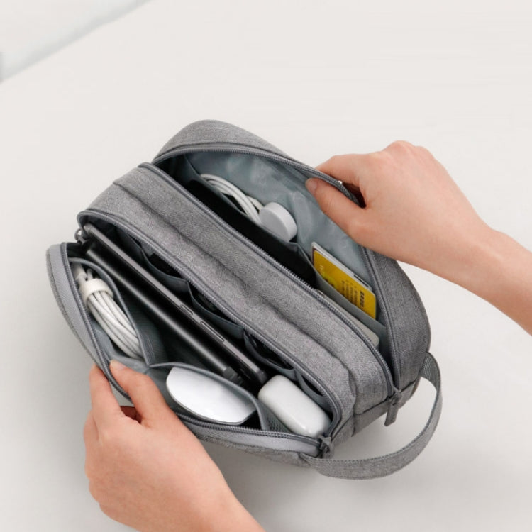 Baona BN-B001 Laptop Power Cord Mouse Headset Organizer(Grey) by Baona