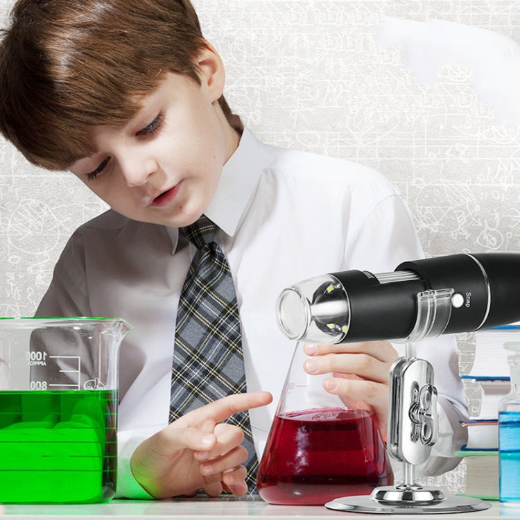 50X-1000X Wireless WIFI Connection LED Light Portable Digital Microscope, Specification: W05-Z11054 by buy2fix