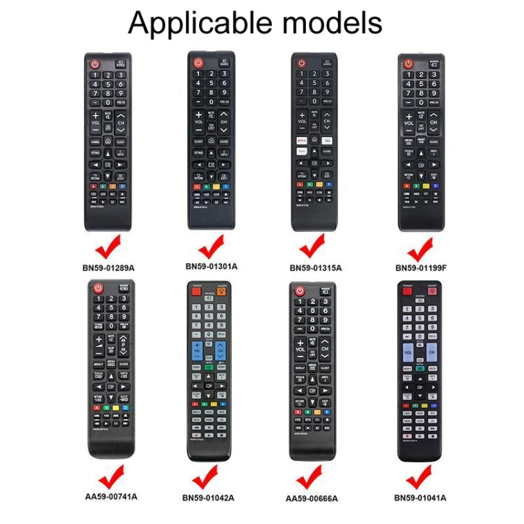 For Samsung BN59-01303A/01199F 2pcs Remote Control Case(Blue) - Remote Control Covers by buy2fix | Online Shopping UK | buy2fix
