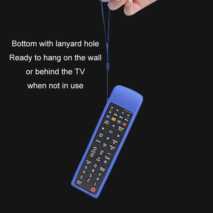 For Samsung BN59-01303A/01199F 2pcs Remote Control Case(Blue) - Remote Control Covers by buy2fix | Online Shopping UK | buy2fix