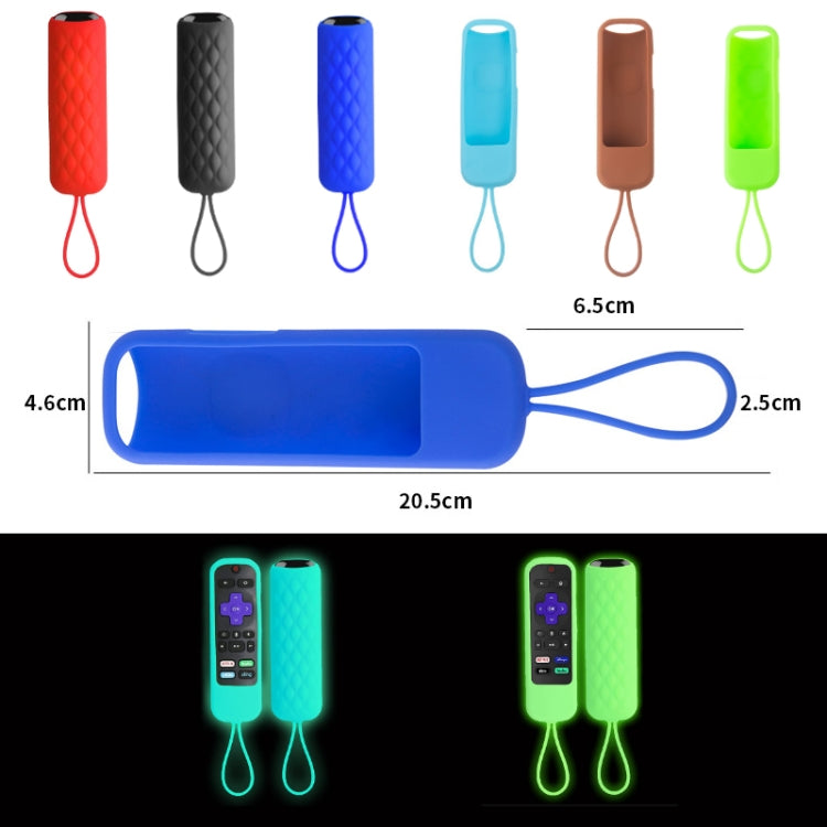 For TCL Roku 3600R/3900/Voice RCAL7R 2pcs Remote Control Silicone Case(Red) - Remote Control Covers by buy2fix | Online Shopping UK | buy2fix