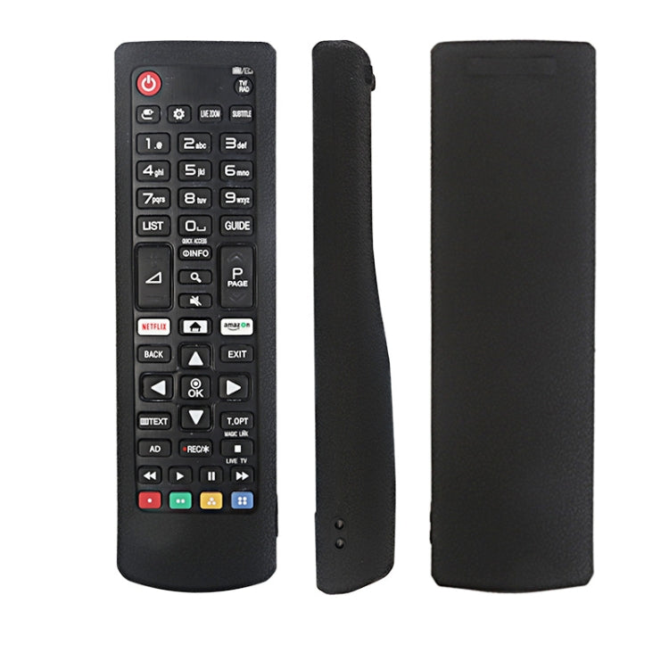 For LG 2pcs Remote Control Drop-Proof Protection Case(Black) - Remote Control Covers by buy2fix | Online Shopping UK | buy2fix